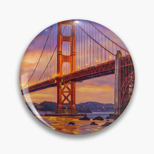 Item preview, Golden Gate bridge at night designed and sold by Steve's Hobbies.