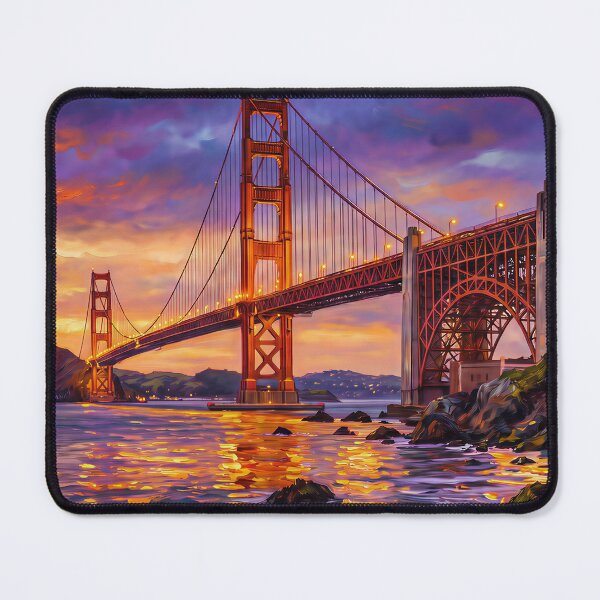 Item preview, Golden Gate bridge at night designed and sold by Steve's Hobbies.