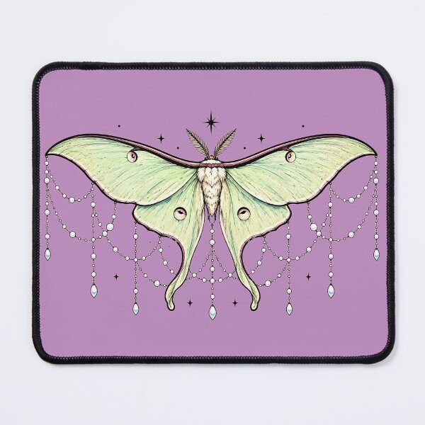Item preview, Fancy Luna Moth Tattoo designed and sold by fairycoffins.