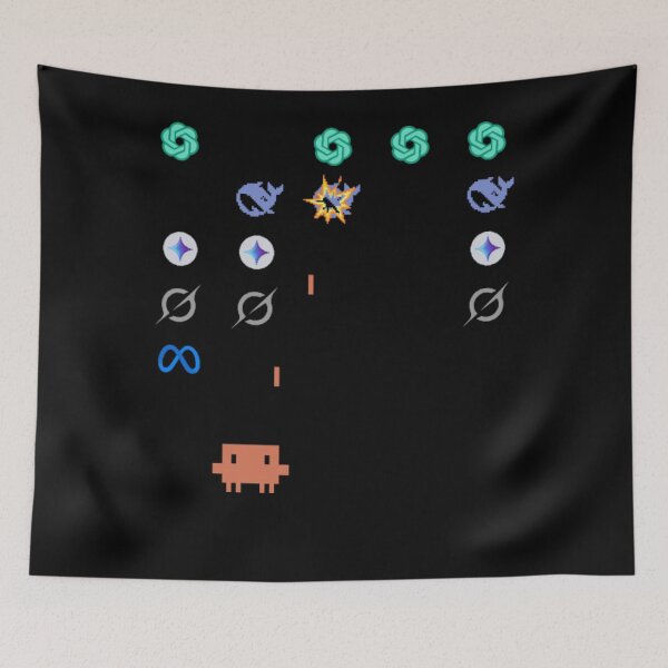 Item preview, Claude Code Space Invaders designed and sold by Charaf01art.