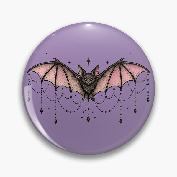 Item preview, Fancy Bat Tattoo designed and sold by fairycoffins.