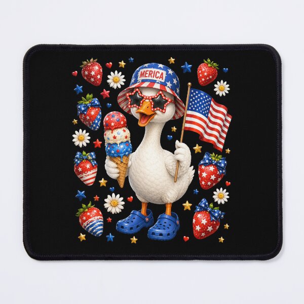 Item preview, Merica USA Patriotic Duck Fourth Of July designed and sold by FormalDehyena.