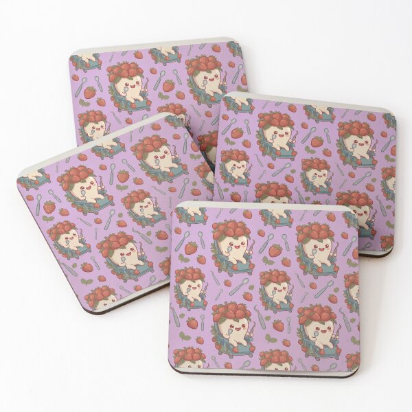 Item preview, Berrizzy Kawaii Strawberry Dental Lavender Pattern designed and sold by PippityShop.