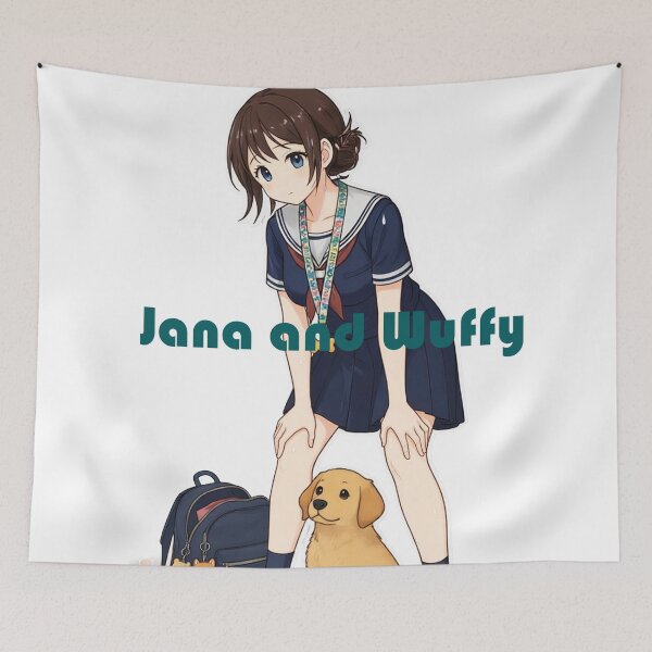 Item preview, High School Jana and Wuffy designed and sold by Fluff Xing Store.