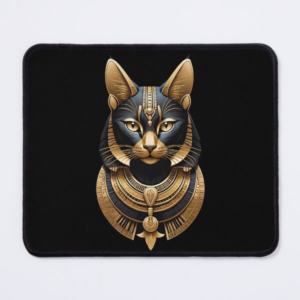 Item preview, Majestic Golden Egyptian Cat Goddess Bastet designed and sold by Ahmed-G-Designs.