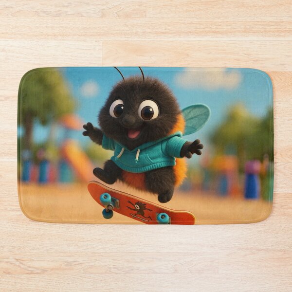 Item preview, Skater Woolly Bear Caterpillar 2 designed and sold by Sillytoe.