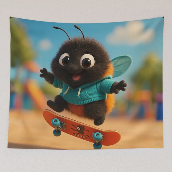 Item preview, Skater Woolly Bear Caterpillar 2 designed and sold by Sillytoe.