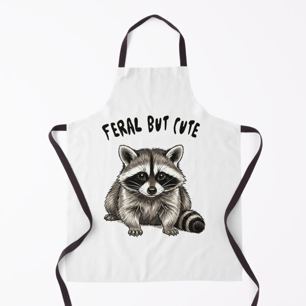 Item preview, Feral But Cute Raccoon Animal Lover designed and sold by petalandarmour.