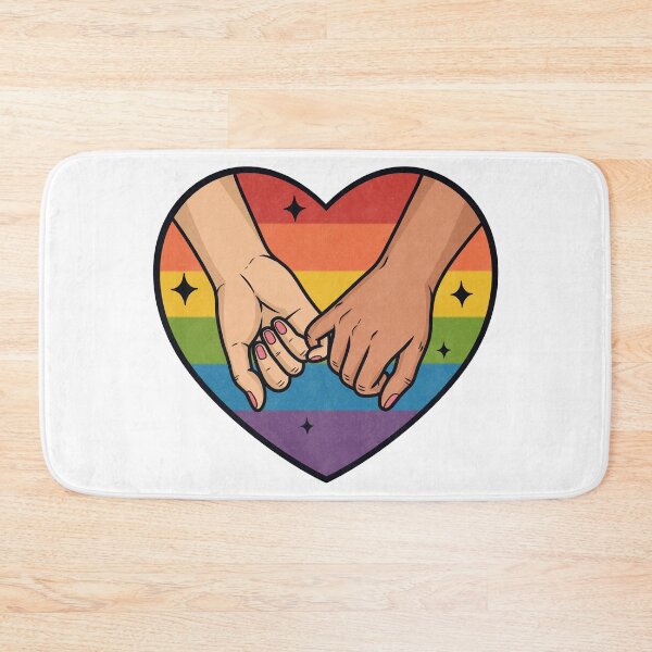 Item preview, Pinky Promise Rainbow Heart Pride Love designed and sold by Anne97s.