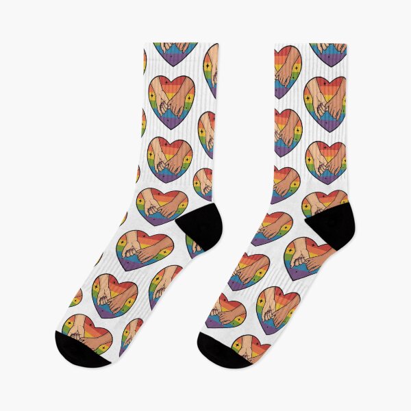 Item preview, Pinky Promise Rainbow Heart Pride Love designed and sold by Anne97s.