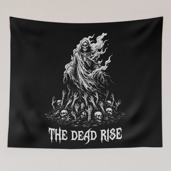 Item preview, The Dead Rise - Intricate Grim Reaper Gothic Art designed and sold by LockjowArt.