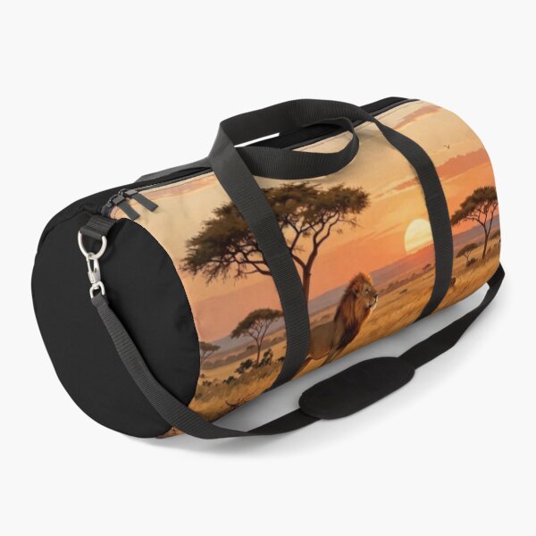 Artikelvorschau, Safari Lion King Inspired Wildlife Sunset African Savanna Nature Design entworfen und verkauft von DervoTeck2767.
