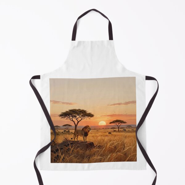 Artikelvorschau, Safari Lion King Inspired Wildlife Sunset African Savanna Nature Design entworfen und verkauft von DervoTeck2767.
