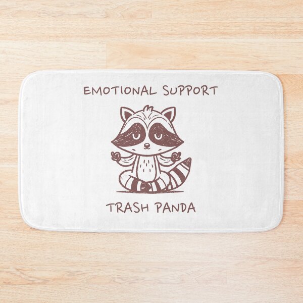 Item preview, Emotional Support Trash Panda | Meditating Raccoon designed and sold by Trade Secret Apparel.