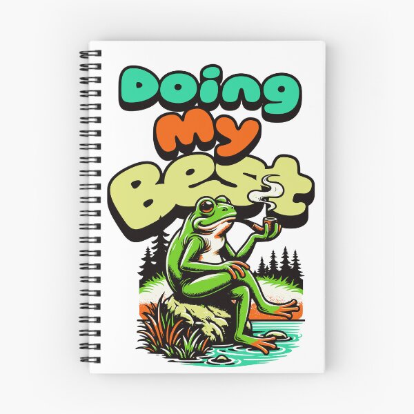 Item preview, Doing My Best | Funny Frog Meme designed and sold by Trade Secret Apparel.