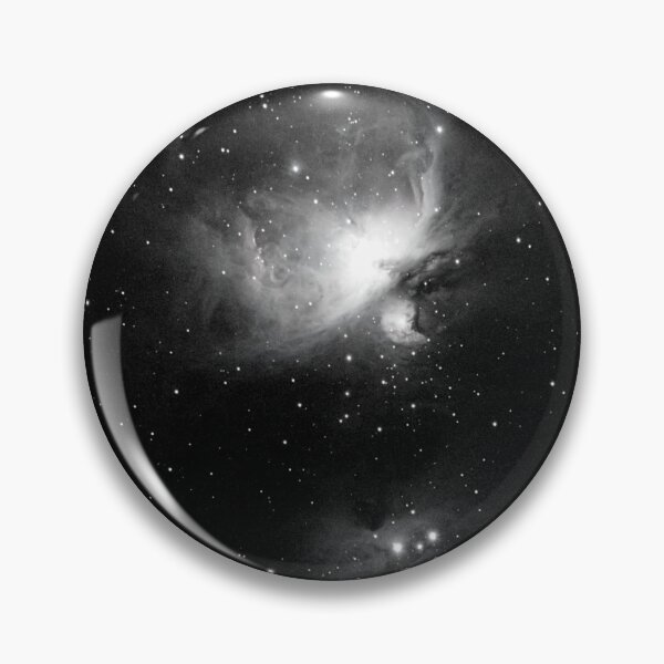 Item preview, Orion Nebula in Black and White - Deep Space Cosmic Astrophotography designed and sold by samahl_l.
