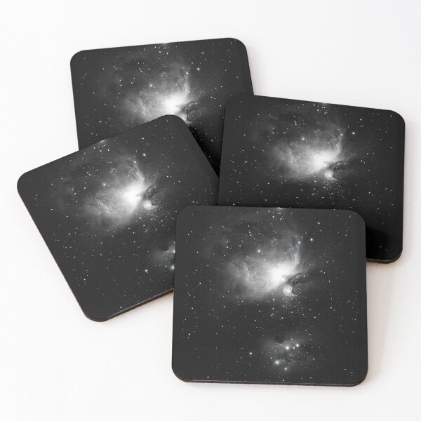 Item preview, Orion Nebula in Black and White - Deep Space Cosmic Astrophotography designed and sold by samahl_l.