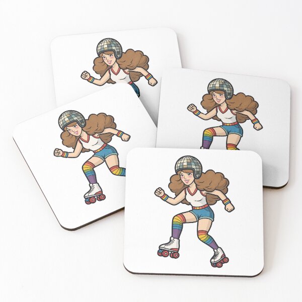 Item preview, Retro Roller Skating Disco Girl Pride designed and sold by Anne97s.