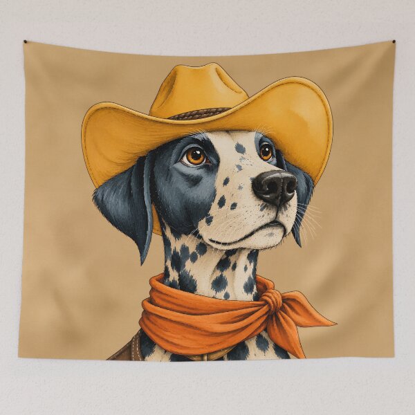 Item preview, Dalmatian Cowboy designed and sold by prettykaler.