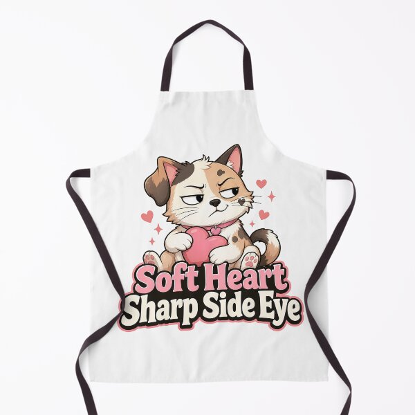 Item preview, Soft Heart Sharp Side Eye Dog Cat Shirt designed and sold by oddpawstudio.
