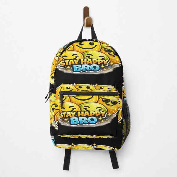 Item preview, Stay Happy Bro Colorful Smiley Faces Positive designed and sold by AONLINE .