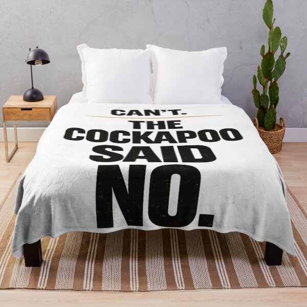 Item preview, Funny Cockapoo Quote - Can't The Cockapoo Said No Dog Humor designed and sold by Cockapoo Society.