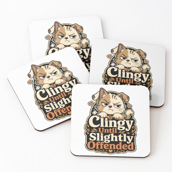Item preview, Clingy Until Offended Dog Cat Funny Shirt designed and sold by oddpawstudio.
