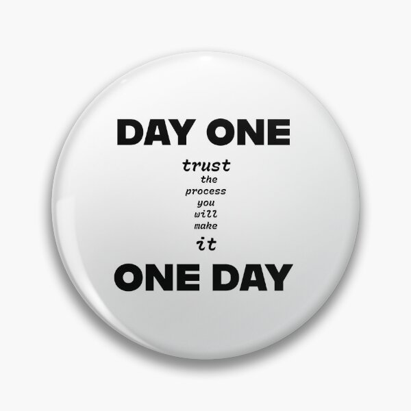 Item preview, One Day - Motivational Typography black Design designed and sold by DPlab.
