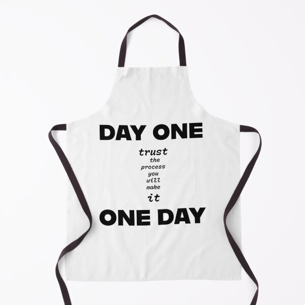 Item preview, One Day - Motivational Typography black Design designed and sold by DPL1993.