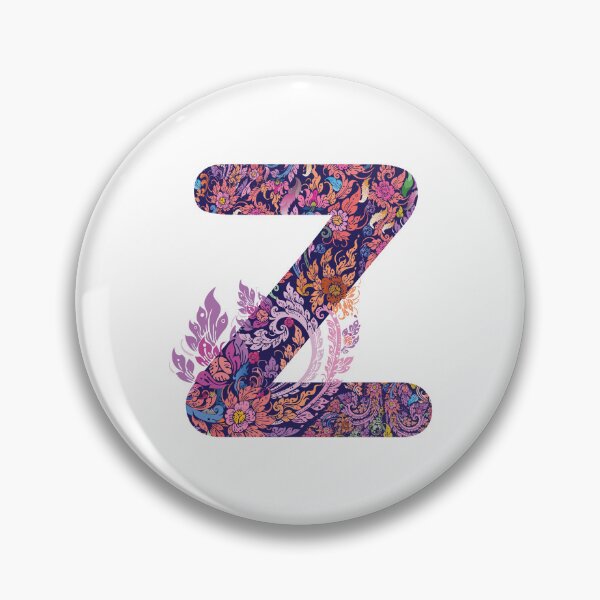 Item preview, Letters pattern in upper “Z” of English alphabet on white background. designed and sold by WP-7824.