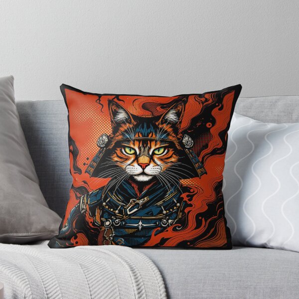 Item preview, Samurai Cat Warrior designed and sold by RadKiid.