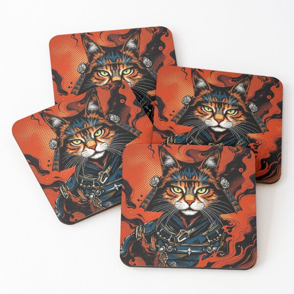 Item preview, Samurai Cat Warrior designed and sold by RadKiid.