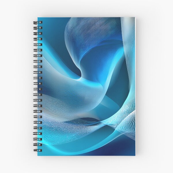 Item preview, Fluid Abstract Waves in Blue Tones and Light Effects designed and sold by Artessie.