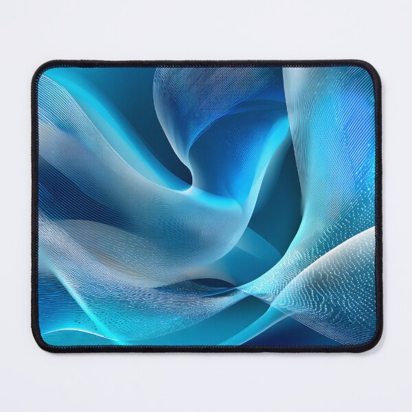Item preview, Fluid Abstract Waves in Blue Tones and Light Effects designed and sold by Artessie.