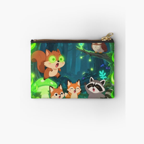 Item preview, Funny Anime Forest Guardians Green Neon Flame Frame Magical Nature Kids Design designed and sold by DervoTeck2767.