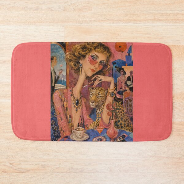 Item preview, A woman and a leopard. designed and sold by Natalia-Vlad.