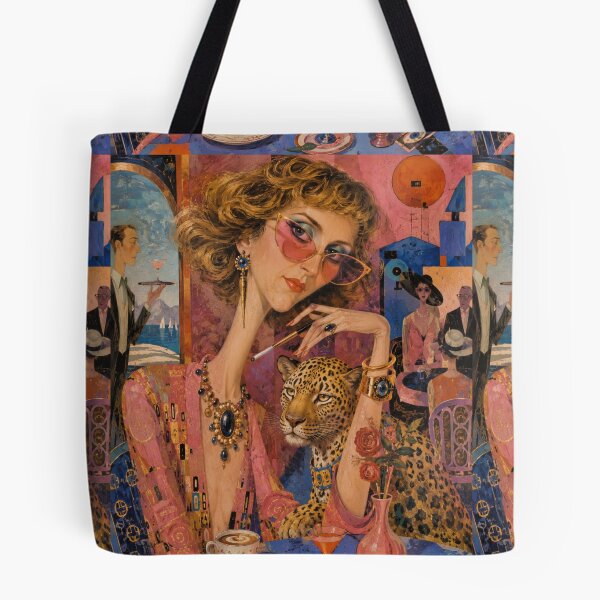 Item preview, A woman and a leopard. designed and sold by Natalia-Vlad.