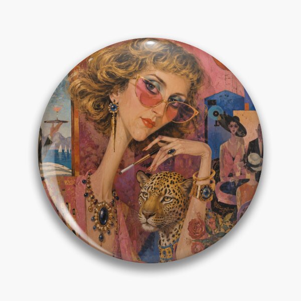 Item preview, A woman and a leopard. designed and sold by Natalia-Vlad.