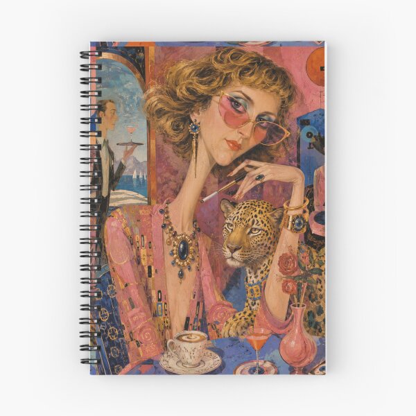 Item preview, A woman and a leopard. designed and sold by Natalia-Vlad.