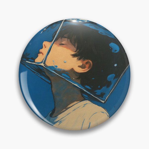 Item preview, Dreamcore Water Cube Illustration designed and sold by Not Hugo.