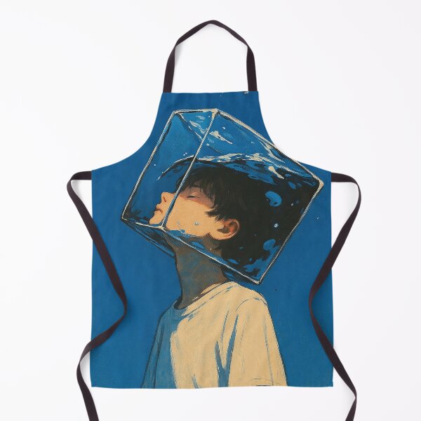 Item preview, Dreamcore Water Cube Illustration designed and sold by Not Hugo.