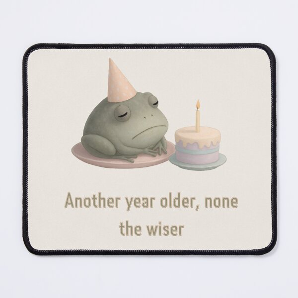 Item preview, Another Year Older, None the Wiser - Funny Birthday Frog" designed and sold by فيلورا95.