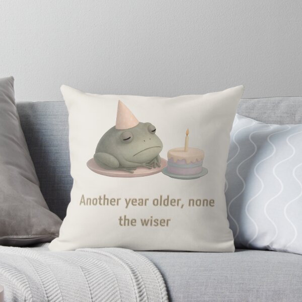 Item preview, Another Year Older, None the Wiser - Funny Birthday Frog" designed and sold by فيلورا95.