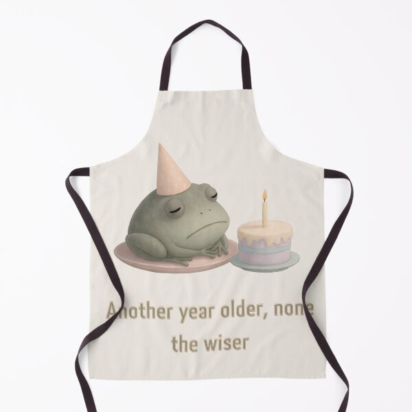 Item preview, Another Year Older, None the Wiser - Funny Birthday Frog" designed and sold by فيلورا95.
