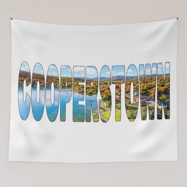 Item preview, COOPERSTOWN - New York State on Lake Otsego on a Beautiful Day designed and sold by Adam Gormley.