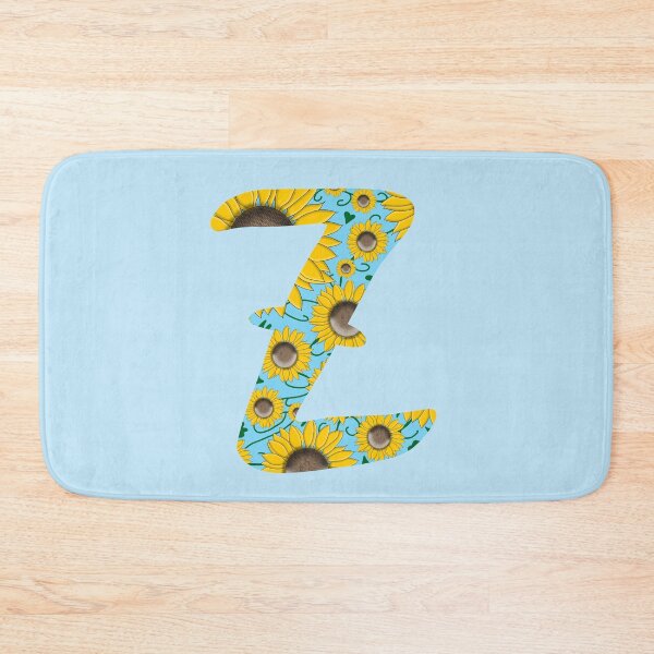 Item preview, Sunflower Monogram Letter Z Aesthetic Initial Sticker designed and sold by Kaimarbe | Cute Stickers & Apparel.