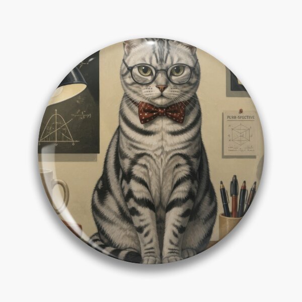 Item preview, Academic Cat designed and sold by HabitableMoons.