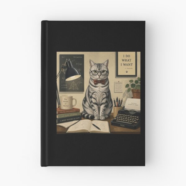 Item preview, Academic Cat designed and sold by HabitableMoons.