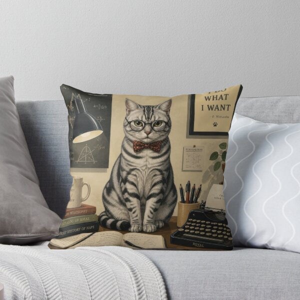 Item preview, Academic Cat designed and sold by HabitableMoons.