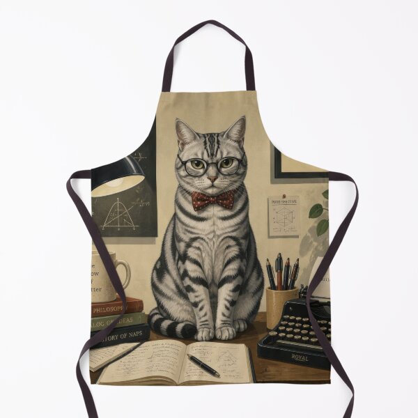 Item preview, Academic Cat designed and sold by HabitableMoons.